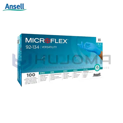 Guantes Desechables de Nitrilo Ansell Microflex 92-134