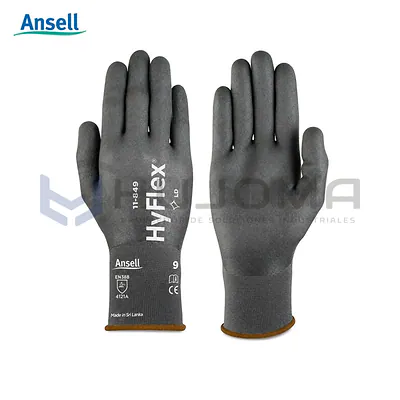 Guantes Recubiertos de Nitrilo Ansell HyFlex 11-849