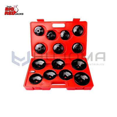 Juego de 14 Llaves para Filtro de Aceite BIG RED, TRHS-E1245