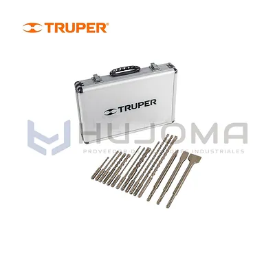 Juego de 15 brocas y cinceles SDS Plus Truper 11897