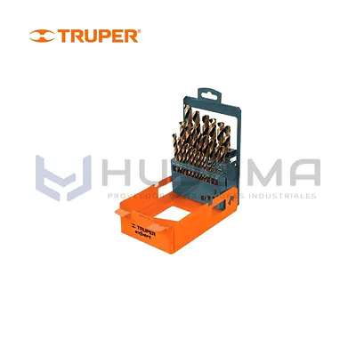 Juego de 29 brocas HSS para metal Truper Expert 50004