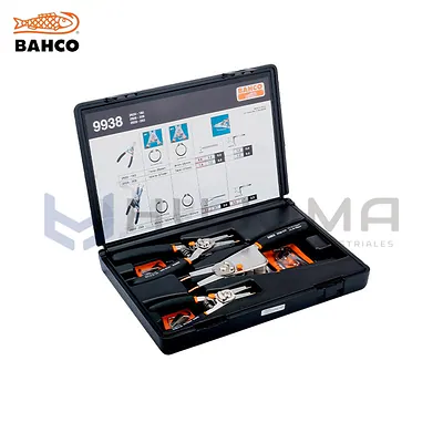Juego de 3 Alicates Reversibles para Anillos de Retención Bahco 9938