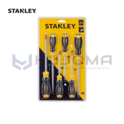 Juego de 6 Destornilladores CushionGrip STMT66672-840 Stanley