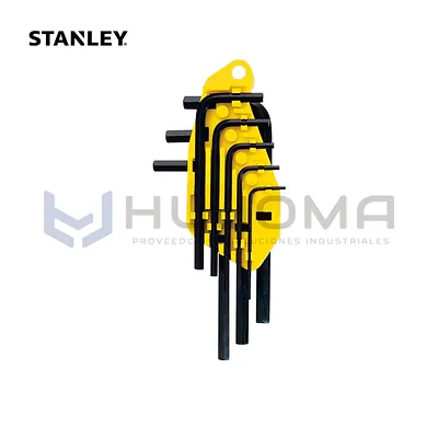 Juego de 8 Llaves Hexagonales Pulgadas 69-252 Stanley