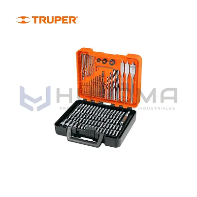 Juego de Brocas y Puntas, 100 piezas Truper 100872