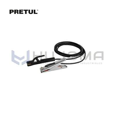 Juego de cables con pinzas para soldar 300 A Pretul 24349