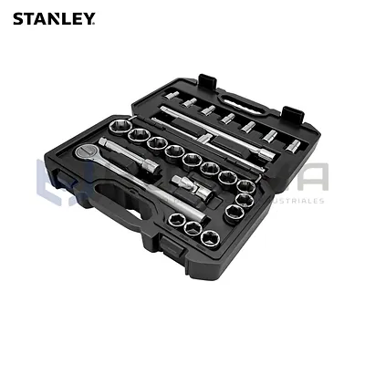 Juego de Dados 1/2" Métricos 25 Piezas Stanley STMT45508-LA