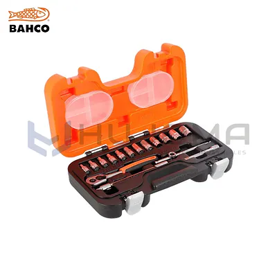 Juego de Dados 16 piezas 1/4" Bahco S160