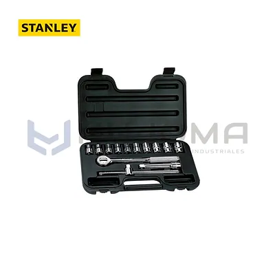 Juego de Dados Mando 1/2", 14 piezas, Métrico Stanley 86-501