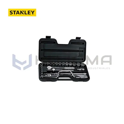 Juego de Dados Mando 1/2" en Pulgadas, 27 piezas, Stanley 86-505