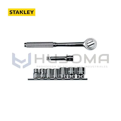 Juego de Dados Métrico 3/8", 11 piezas Stanley 86-218