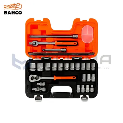 Juego de Dados Métricos 24 piezas 1/2" Bahco S240