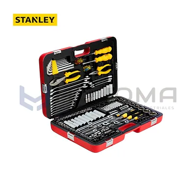 Juego de Dados y Herramientas 150 piezas Racing Stanley R99-150LA