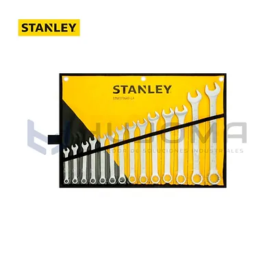 Juego de Llaves Mixtas Antislip 14 piezas Stanley STMT73649-LA