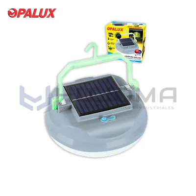 Lámpara Portátil Recargable con Panel Solar 500W Opalux OP-FD500W