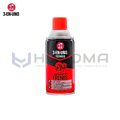 Limpiador de Frenos en Aerosol 3-EN-UNO Técnico