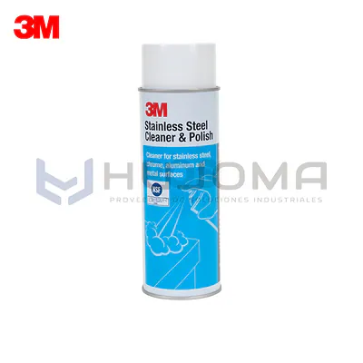 Limpiador y Pulidor de Acero Inoxidable 3M Aerosol 595 g