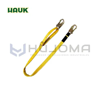 Línea de conexión regulable 1.80 m con 2 ganchos 3/4" Hauk XN1PR