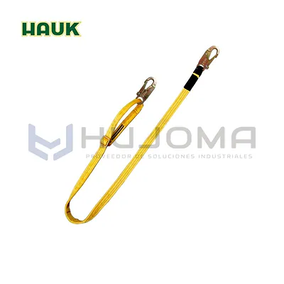 Línea de conexión regulable 2.50 m con 2 ganchos 3/4" Hauk XN1PR25