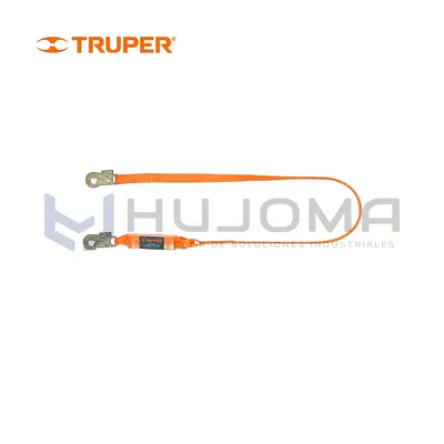 Línea de vida con amortiguador 1.8 m Truper CAB-5430-18