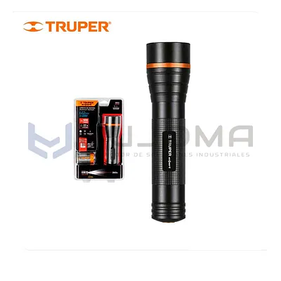 Linterna de aluminio LED 500 lm 2 pilas D Truper LINA-2DN