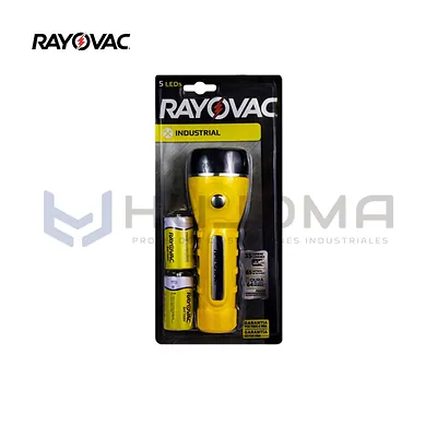 Linterna LED de Goma 2D Rayovac BRSLED2D-B 35 Lúmenes