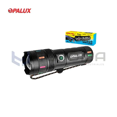Linterna Led Táctica Recargable 15W Opalux OP-1756