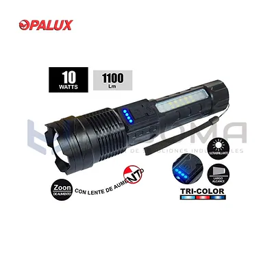 Linterna Multifunción Recargable 10W Opalux OP-6645