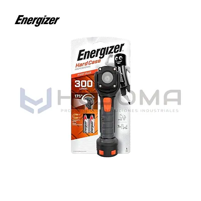 Linterna Pivotante Energizer Hard Case Pivot Plus 300 Lumens