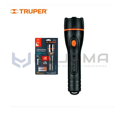 Linterna plástica LED 80 lm Truper 13018