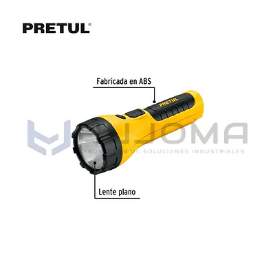 Linterna Plástica Recargable LED 180 lm Pretul 26102