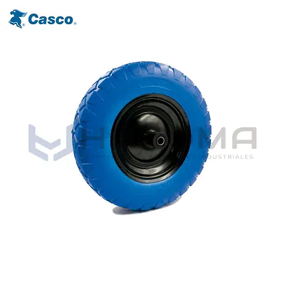 Llanta Antipinchazo Aro 8" 4.8 x 4.0 para Carretilla Casco