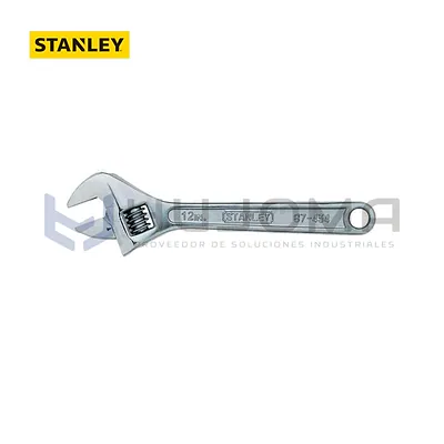 Llave Ajustable Cromada (Francesa) 12" Stanley 87-434LA
