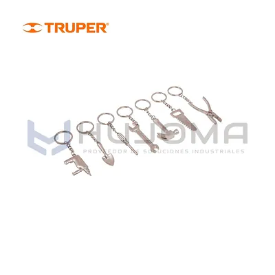 Llaveros tipo herramienta 49 piezas surtidas Truper 13337