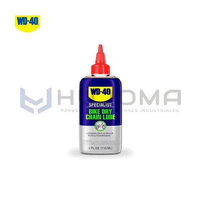 Lubricante de Cadena Bicicleta Ambiente Seco WD-40 Specialist 118 ml