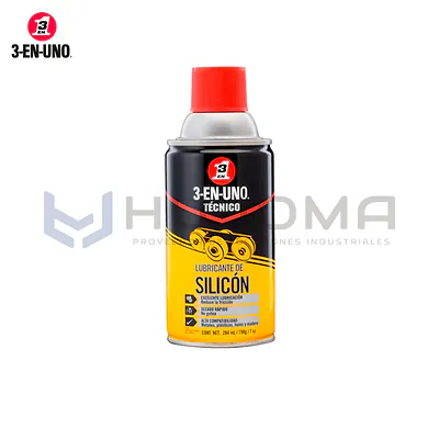Lubricante de Silicón en Aerosol 3-EN-UNO Técnico 284 ml