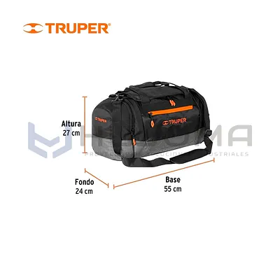 Maleta deportiva 55 cm 35 L Truper 61095