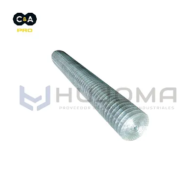 Malla Cuadrada Galvanizada Reforzada 3/8" BWG 22 C&A