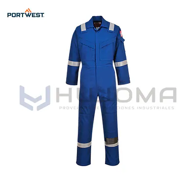 Mameluco Ignífugo y Antiestático FR50 Azul Royal Portwest