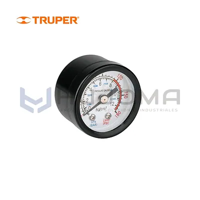 Manómetro para compresores Grupo 2 Truper 102068