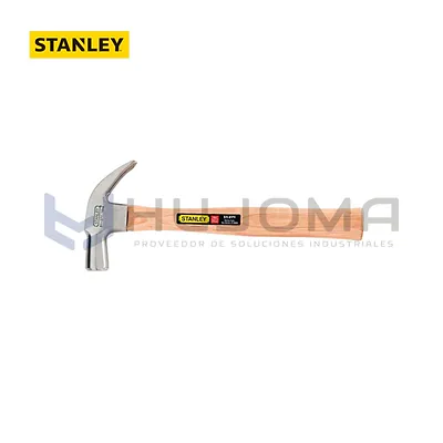Martillo de Uña Mango de Madera 16 oz Stanley 51-271