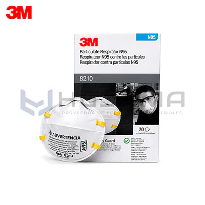 Mascarilla Respirador N95 3M 8210 Tipo Copa