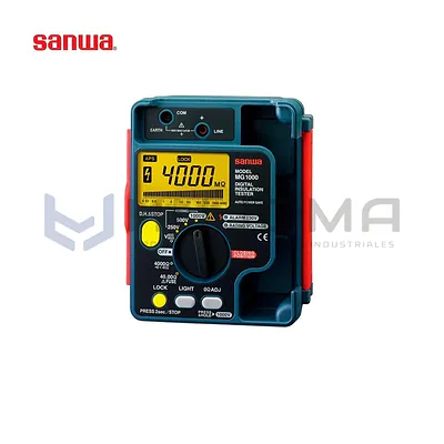 Megóhmetro Digital 1000 V MG1000 Sanwa