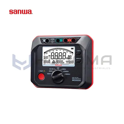 Megóhmetro Digital 5000 V MG5000 Sanwa