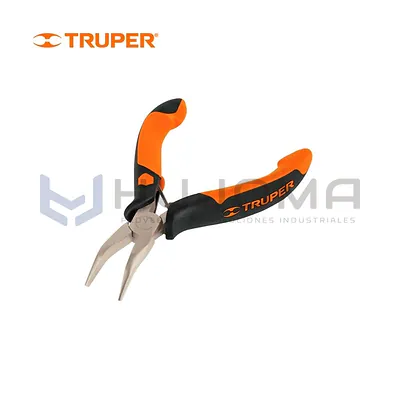 Mini alicate de punta curva 5" Truper 17365