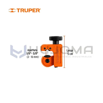 Mini Cortador de Tubo de Cobre 1/8" a 5/8" Truper 12850