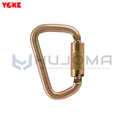 Mosquetón de Acero Doble Seguro 22 mm Yoke N-246G