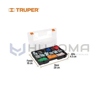 Organizador 11" con 15 compartimentos Truper 19896