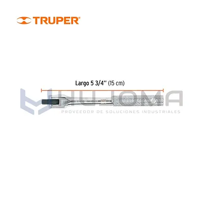 Palanca Articulada 15 cm, Encaste 1/4" Truper 13909