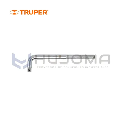 Palanca en L 9" (23 cm) encaste 1/2" Truper 13913